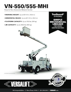 Anhänger-Gelenkarbeitsbühnen Versalift VN-555-MHI