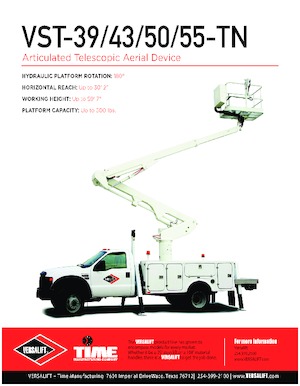 Anhänger-Gelenkarbeitsbühnen Versalift VST-50-TN