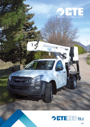 Anhänger-Gelenkarbeitsbühnen CTE ZED 15.2