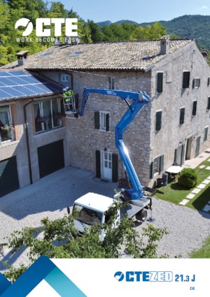 Anhänger-Gelenkarbeitsbühnen CTE ZED 21.3 JH