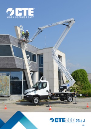 Anhänger-Gelenkarbeitsbühnen France Elévateur ZED 23.3 JH