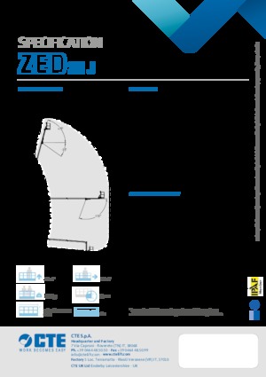 Anhänger-Gelenkarbeitsbühnen CTE ZED 26 J