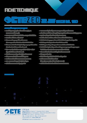 Anhänger-Gelenkarbeitsbühnen CTE ZED 32 JHV