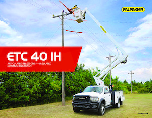 LKW-Gelenkarbeitsbühnen Palfinger ETC 40 IH