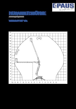 Anhänger-Gelenkarbeitsbühnen Paus GT 16 A