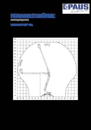 Anhänger-Gelenkarbeitsbühnen Paus GT 18 A