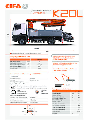 Autobetonpumpen CIFA K20L 