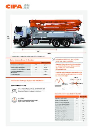 Autobetonpumpen CIFA K30L 