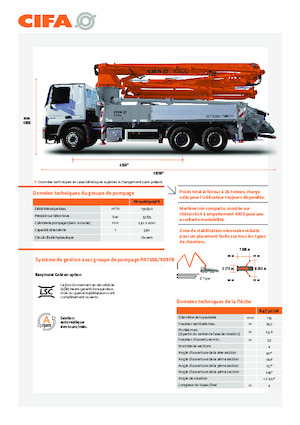 Autobetonpumpen CIFA K30L 