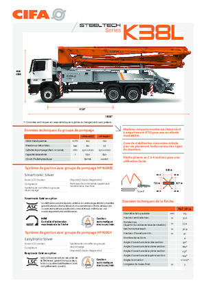 Autobetonpumpen CIFA K38L