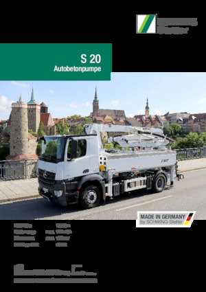 Autobetonpumpen SCHWING-Stetter S 20