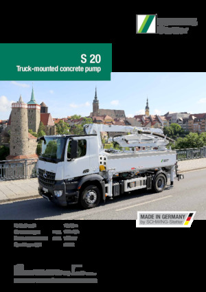 Autobetonpumpen SCHWING-Stetter S 20