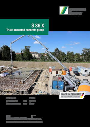 Autobetonpumpen SCHWING-Stetter S 36 X