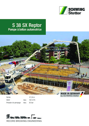 Autobetonpumpen SCHWING-Stetter S 38 SX Reptor