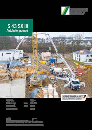 Autobetonpumpen SCHWING-Stetter S 43 SX III