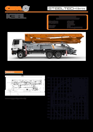 Autobetonpumpen CIFA K38L