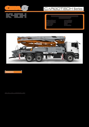 Autobetonpumpen CIFA K40H