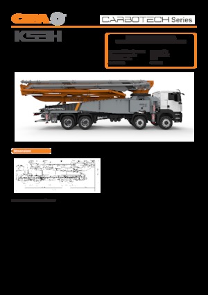 Autobetonpumpen CIFA K53H