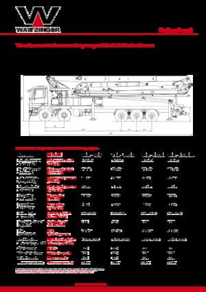 Autobetonpumpen Waitzinger THP 140 H