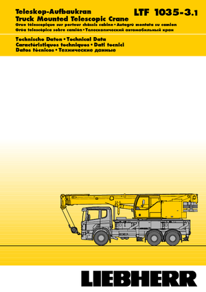 Tele-Aufbaukrane (LKW) Liebherr LTF 1035-3.1