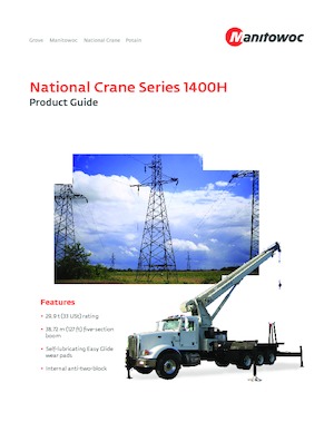 Tele-Aufbaukrane (LKW) National Crane 1400H