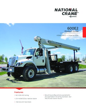 Tele-Aufbaukrane (LKW) National Crane 600E2