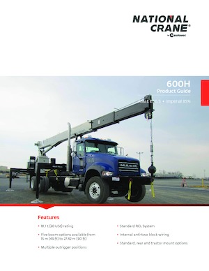 Tele-Aufbaukrane (LKW) National Crane 600H