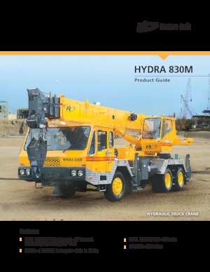 Tele-Aufbaukrane (LKW) Til HYDRA 830M