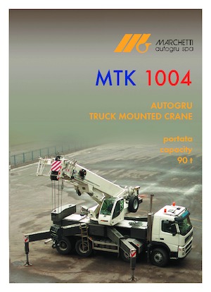 Tele-Aufbaukrane (LKW) Marchetti MTK 1004