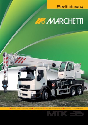 Tele-Aufbaukrane (LKW) Marchetti MTK 35