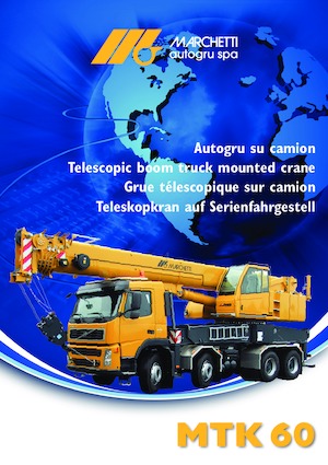 Tele-Aufbaukrane (LKW) Marchetti MTK 60