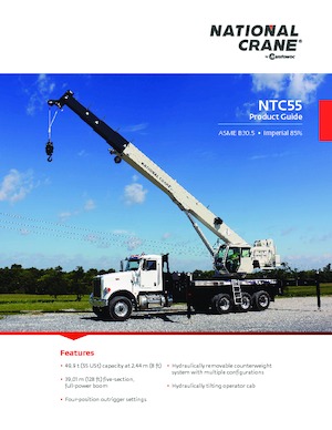 Tele-Aufbaukrane (LKW) National Crane NTC55