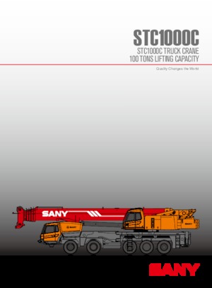 Tele-Aufbaukrane (LKW) Sany STC1000C