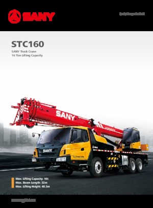 Tele-Aufbaukrane (LKW) Sany STC160