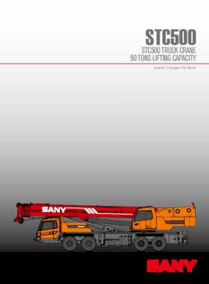 Tele-Aufbaukrane (LKW) Sany STC500