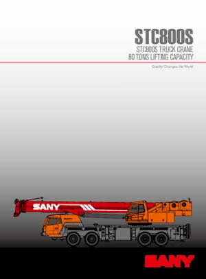 Tele-Aufbaukrane (LKW) Sany STC800S