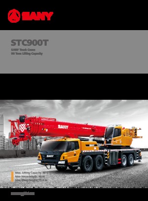 Tele-Aufbaukrane (LKW) Sany STC900T