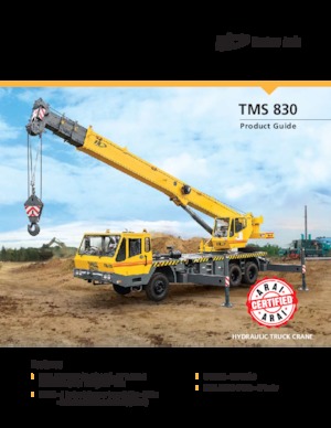 Tele-Aufbaukrane (LKW) Til TMS 830