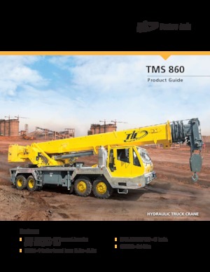 Tele-Aufbaukrane (LKW) Til TMS 860