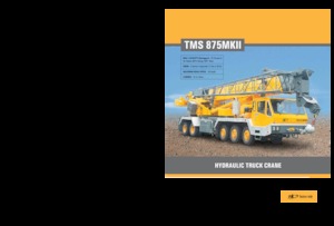 Tele-Aufbaukrane (LKW) Til TMS 875 MK II