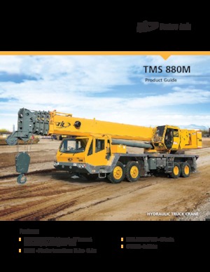 Tele-Aufbaukrane (LKW) Til TMS 880M