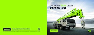 Tele-Aufbaukrane (LKW) Zoomlion ZTC250H431