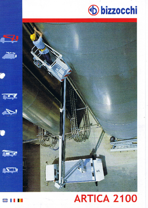 Anhänger-Gelenkarbeitsbühnen Bizzocchi Artica 2100