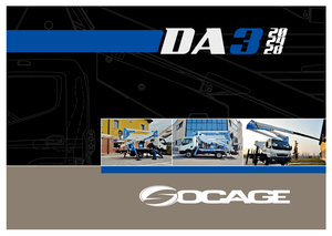 Anhänger-Gelenkarbeitsbühnen Socage DA 328 forSte