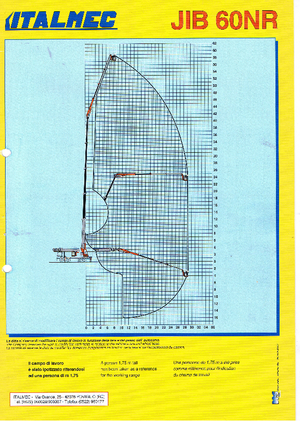 Anhänger-Gelenkarbeitsbühnen Italmec Jib 60 NR
