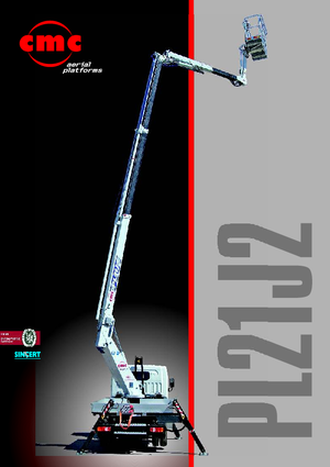 Anhänger-Gelenkarbeitsbühnen CMC PL 21 J 2