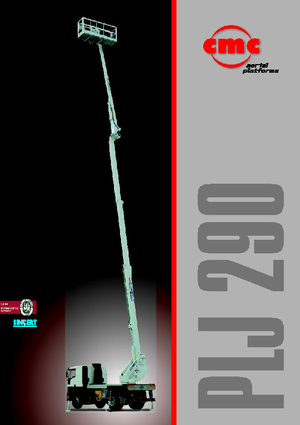 Anhänger-Gelenkarbeitsbühnen CMC PLJ290