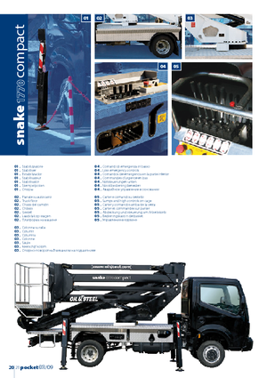 Anhänger-Gelenkarbeitsbühnen Oil & Steel Snake 1770 Compact RE
