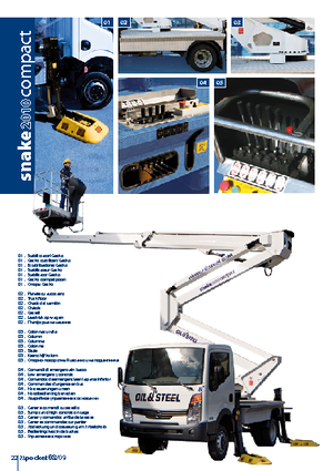 Anhänger-Gelenkarbeitsbühnen Oil & Steel Snake 2010 Compact RE