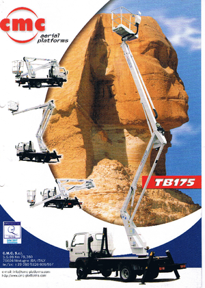 Anhänger-Gelenkarbeitsbühnen CMC TB 175